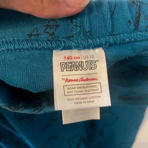 Hanna Andersson Blue Kids Pajama Set size 140 - Picture 5 of 5